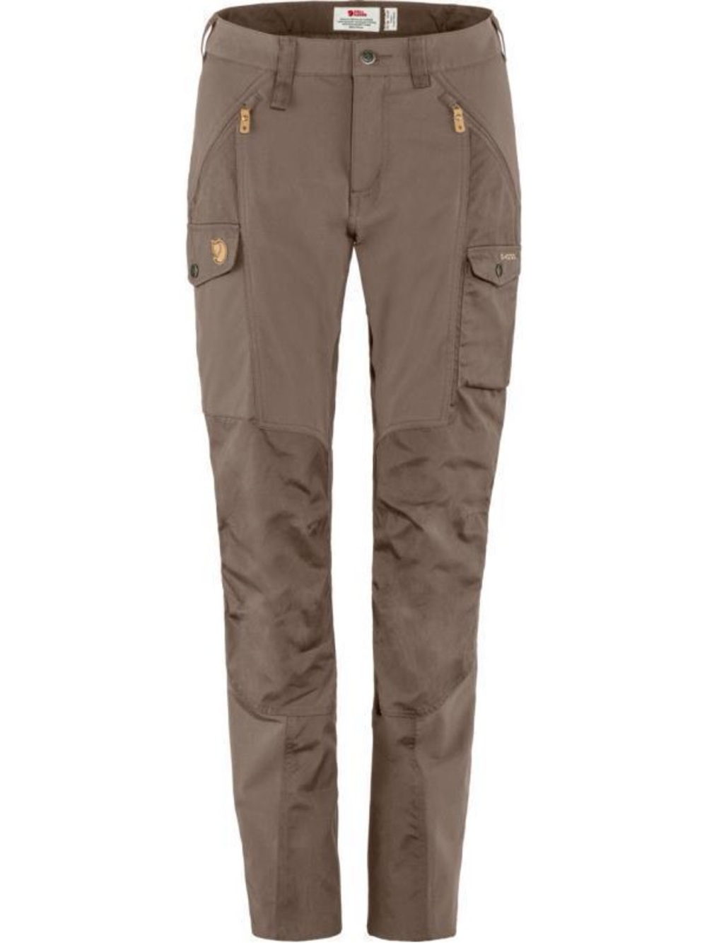 Fjallraven Women's Straight-Leg Nikka Trousers in Taupe Brown